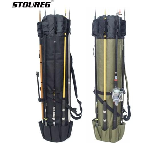 Fishing Bag Portable Multifunction Oxford Fishing Bags Fishing Rod Bag Fishing Tackle Tools Storage Bag