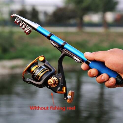1/1.2/1.5/1.7/1.9/2.1/2.3 Meter FRP Telescopic Portable Carbon Spinning Casting Fishing Rod Ice Fishing Rod Sea Rod