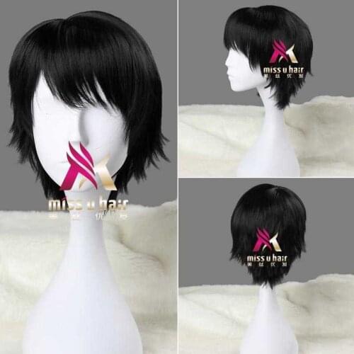 Harajuku Women Fashion Style Short Curly Yurisa Cosplay Wigs for Female Fake Hair Air Bang Synthetic Hair for women+wig cap