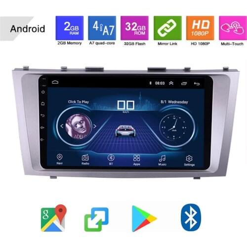 2din Android 10.1 Car Radio Multimedia Video Player Navigation GPS For Toyota Camry 7 40 50 2006-2011 Car Autoradio Head Unit
