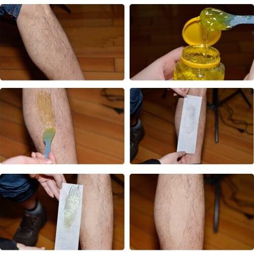 100 Pcs/Set Depilatory Papers Nonwoven Cloth For Face Neck Arm Leg Body Hair Removal Wax Paper Beauty Tools High Quality B99