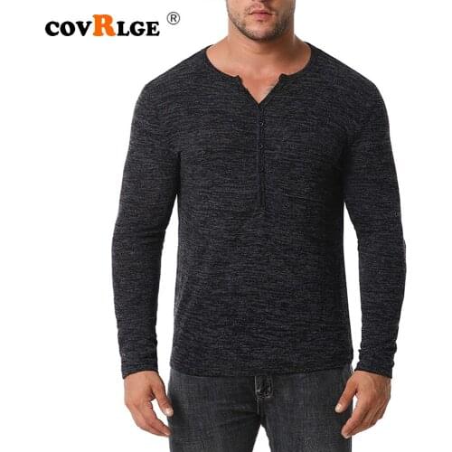 Covrlge Men's Long T-shirts