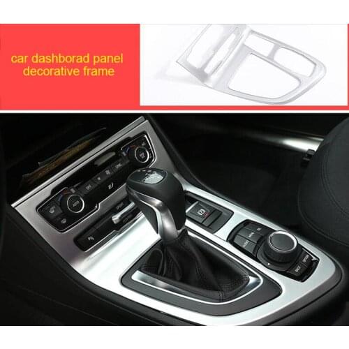 Car Dashborad Panel Decorative Frame For Bmw Gran Tourer Abs 2015-2019 1pc Chrome Holding Trim 2