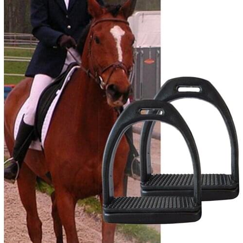 2PCS Children Adults Durable Horse Riding Stirrups 2 Sizes For Horse Rider Lightweight Wide Track Anti Slip Equipment For Horse