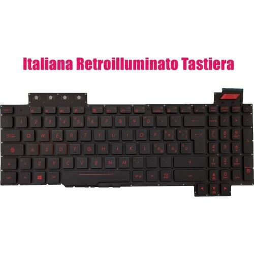 Italian Backlit keyboard for ASUS FX63V FX63VM FX63VD FZ63VM FZ63VD ZX63VD