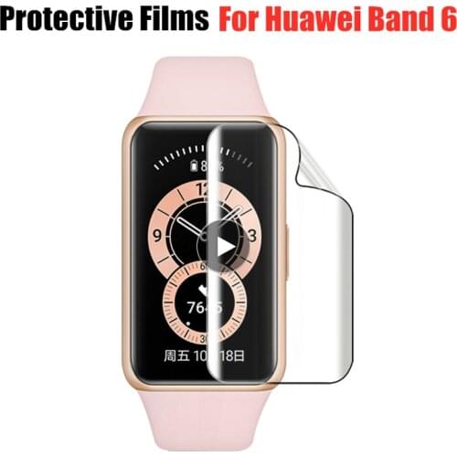 TPU Soft Hydrogel Protective Film For Honor Band 6 Screen Protector For Huawei Honor Bracelet Band 6 Strap not Tempered Glass