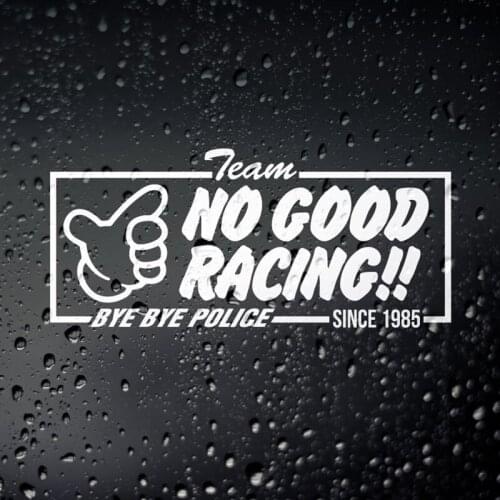 Team No Good Racing Car Sticker City Landscape New Word Design Art Decals Removable Decoration S1410