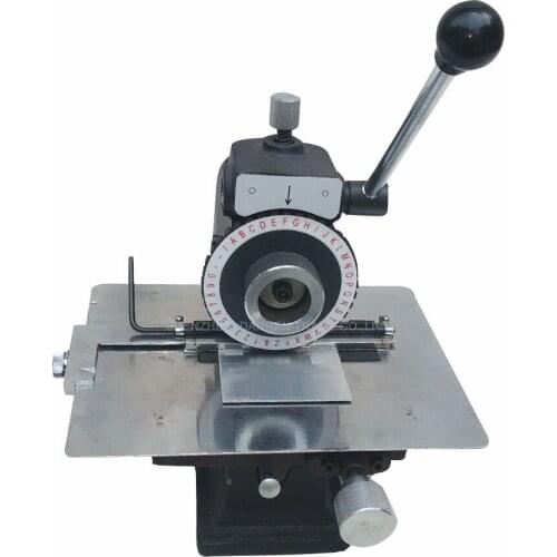 Manual Nameplate Marking Machine manual semi-automatic pressure plate smashing card embossing machine tool plotter