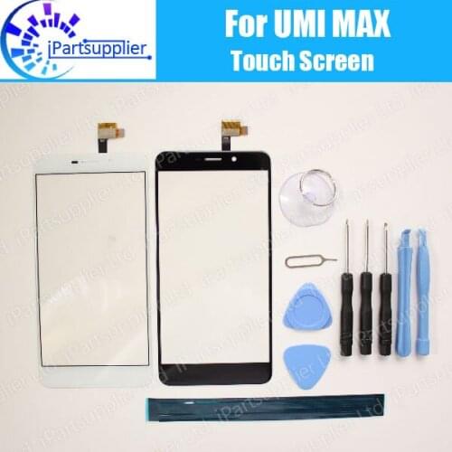 Umi Max Touch Screen Panel 100% Guarantee New Original Glass Panel Touch Screen Glass For Umi Max +tool+Adhesive
