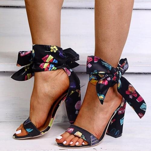 Silk Women Heeled Sandals Butterfly-knot cross Strap Pumps Super High Heels Peep Toe Buckle Strap Dress Lady Shoeswish 35-43
