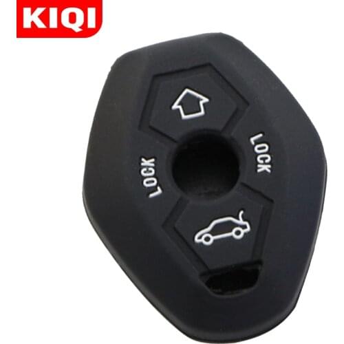 Silicon Car Remote Key Case Holder Cover Protector for BMW X3 X5 Z3 Z4 3 5 7 Series E38 E39 E46 E83 1998-2005 Key Accessories