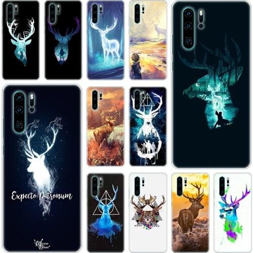 Hot Deer Hunting Camo Camouflage Silicone Phone Case for Huawei P40 P30 P20 Pro P10 P8 Lite 2017 P Smart Z S Plus 2019 2020