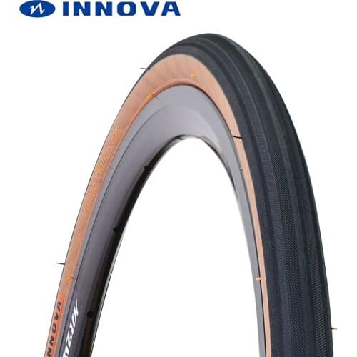 INNOVA 20inch Ultralight Bicycle Folding Tire 28-451 20x1 1/8 Small Wheel Retro Folding Bike Yellow Folding Tire