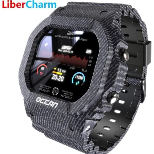 Ocean Smart Watch Men Fitness Tracker Blood Pressure Message Push Heart Rate Monitor Clock Smartwatch Women For Android