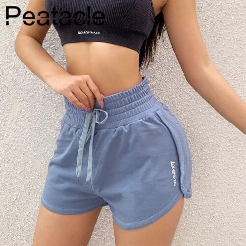 Peatacle Sports Shorts Women Loose Casual Summer Quick Dry Running Fitness High Waist Dance Yoga