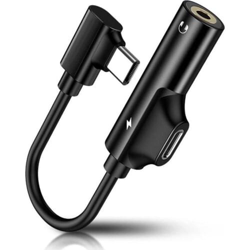Usb Type C To 3.5mm Jack TypeC Audio Splitter Headphone Cable Earphone Aux 3.5 Adapter Charger Usb-C For Xiaomi Mi6 Mix2 For Hua
