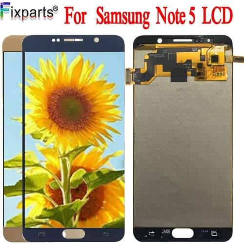 TFT For Samsung Galaxy NOTE 5 N920 N920F LCD Display Touch Screen Digitizer Assembly Note5 Replace 5.7" For SAMSUNG NOTE 5 LCD