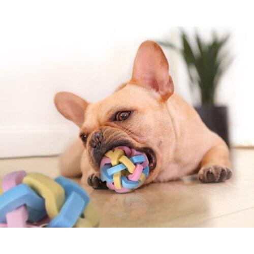 1pcs Squeaky Pet Dog Ball Rubber Chew Puppy Toy Dogs Toys Toys for Dogs Ball Interactive Toys Dog Chew Toys Tooth Cleaning