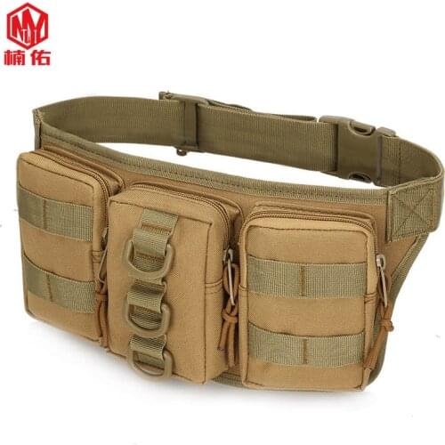 1PC EDC Waterproof Sports Bag Sports Cycling Bag Multicolor Storage Bag Multi-pocket Storage Waist Bag Outdoor