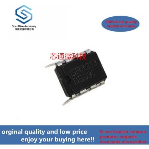 10pcs 100% orginal new best quality GR8313JG silk-screen GR8313 DIP-8 3-Channel Supervisor IC for Power Sup (can work perfect)