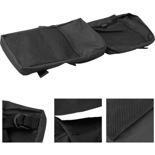 2Pcs ATV Bags Universal Motorcycle ATV Tank Saddlebags Rear Storage Tool Bags Compatible with ATV Dirt Bike Hunting Fishing