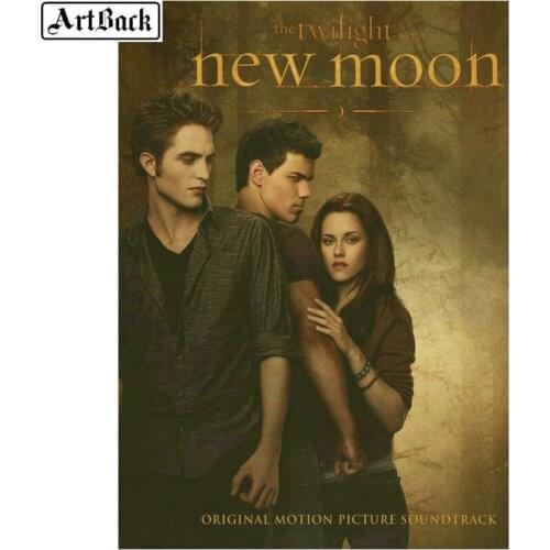 5d diy diamond painting twilight new moon icon full square diamond mosaic 3d embroidery edward bella sticker crafts 20x25cm