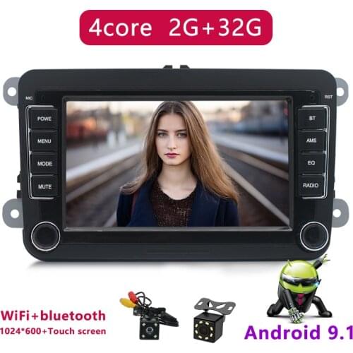 GEHANG car radio 2 din Android 9 7 inch auto carplay for VW Passat B6 amarok volkswagen Skoda Octavia 2 superbJetta T5 golf 5 6