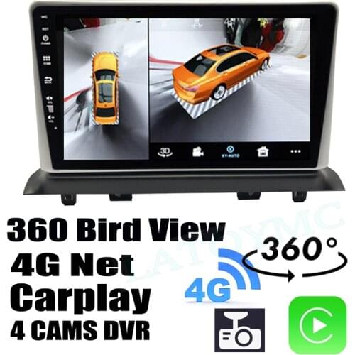 Car Audio Navigation GPS Stereo Carplay DVR 360 Birdview Around 4G Android System For JAC For Refine S2 S4 Eagle S5 S7 T60 Sei 4