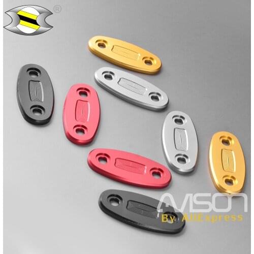 For Honda CBR650F Motorcycle Rearview Mirror CNC Modified Cover Plate Holder Adapters Clamp Mount