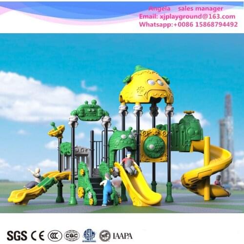 Preschool small outdoor plastic outdoor playground for sale