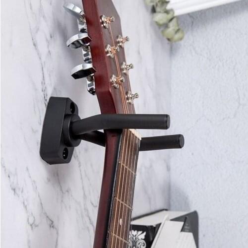 HG 1 Pcs Guitar Hanger Hook Holder Wall Mount Stand Rack Bracket Display Guitar Bass Screws Accessories