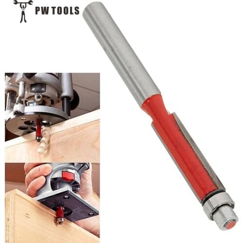1 Pcs Flush Trim Router Bit 1/4'' Shank Carpentry Flush Trim Bit Carving Woodworking Router Bit Woodworking Tool