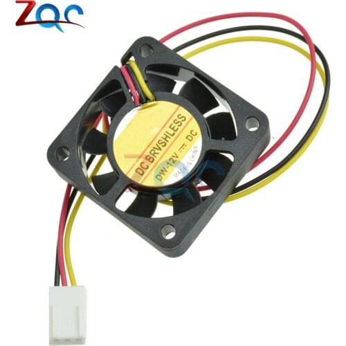 Computer Case Cooler 3Pin 12V 4CM 40MM PC CPU Cooling Cooler Fan Black Heat Sink Small Cooling Fan PC