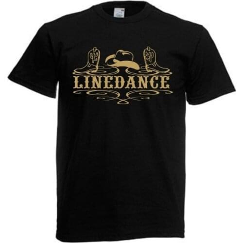 Linedance Western Cowboy Cowgirl Gr. Men Summer T-Shirt
