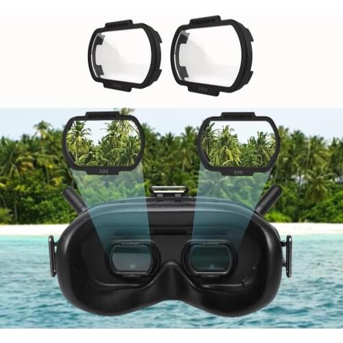 Myopia Lenses For DJI FPV Goggles V2 Eyeglass Corrective Lenses 100/150/200/250/300/350/400/450/500/550/600/700/800 Degrees