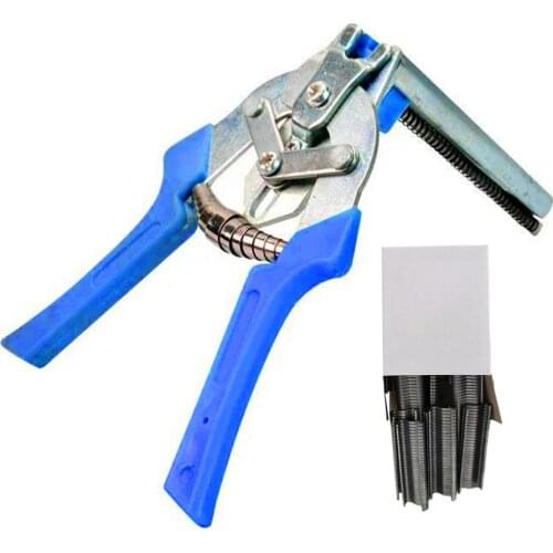 M-type Nail Pliers Set Multifunctional Cage Steel Tool Tags Traps Cage Steel Fastening Clamp Installation Tools For Bird Etc