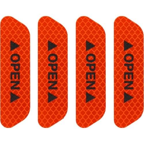 Safety Reflective Sticker For Car Warning Sticker Open Sticker For Wheel Eyebrows Opening Sticker Diamond Reflective Sticker
