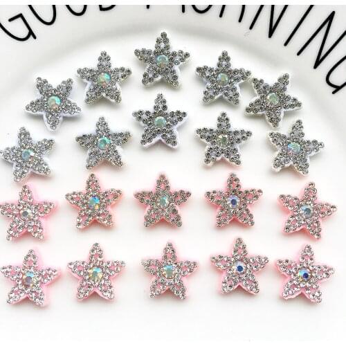 Patch Star Beaded Strass Badges Sew On Rhinestone Patches For Clothes 2Cm Handmade Crystal Sticker Crafts Accessories