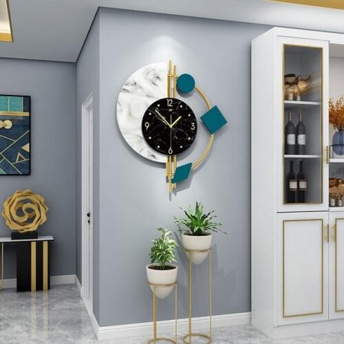 Nordic Luxury Wall Clock Creative Living Room Art Silent Simple Digital Wall Clock Bedroom Orologio Da Parete Home Decor DG50WC