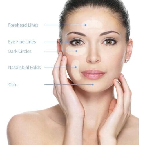 Eye Patch Hyaluronic Acids Microneedle Eye Pads Dark Lines Whitening Mask Fine Removal Wrinkles Circles Moisturizing Eye R2U5