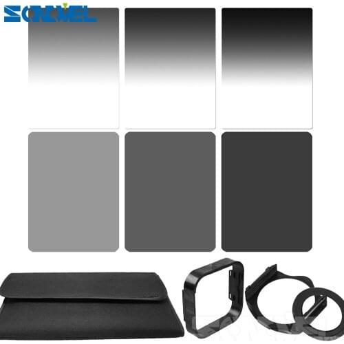 Adapter Ring 52mm for Cokin P Series + Filter Set ND2 ND4 ND8 G.ND2 4 8 kit with Filter bag + Filter Holder + Square Lens Hood