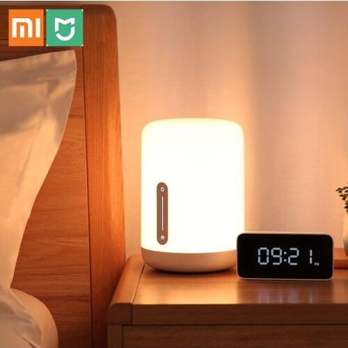 Xiaomi Mijia Bedside Lamp 2 romantic bluetooth wifi night light 2 connection mijia bed lamp soft led bedlight 2