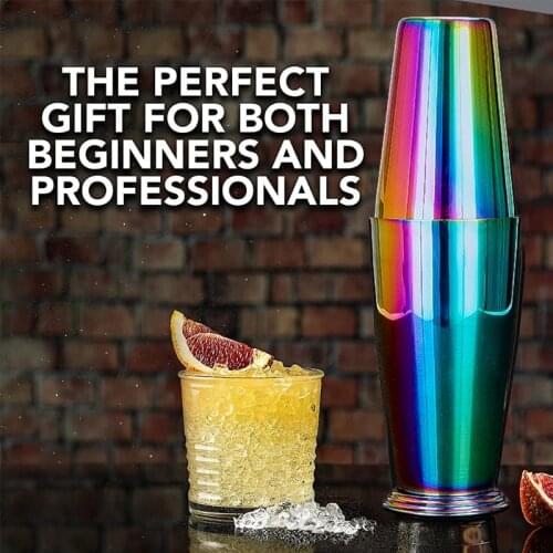 Cocktail Shaker Professional Boston Shaker Stainless Steel Martini Shaker Drink Shaker for Home Bar Essential Bar Gadget