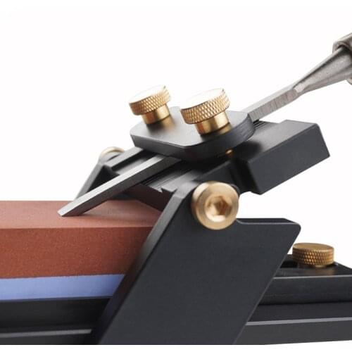 Fixed Angle Sharpener Aluminum Alloy Material Linear Track Woodworking Chisel Anti-Skid Sharpening Stone
