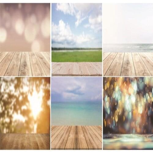 Vinyl Custom Photography Backdrops Prop Beach and Blue Sky Photography Background J20228-32