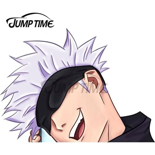 Jump Time 13 x 9.5cm Jujutsu Kaisen Graffiti Car Sticker Windows Decal Anime Graphics Fashion Vinyl Material Decoration
