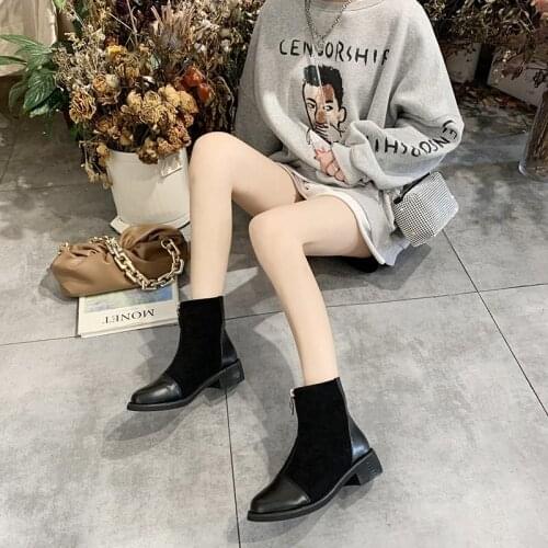 Womens Boots Luxury Shoes Black Leather Summer for Rubber 2021 Woman Winter Brand Shoe Platform Long High Boot Casual