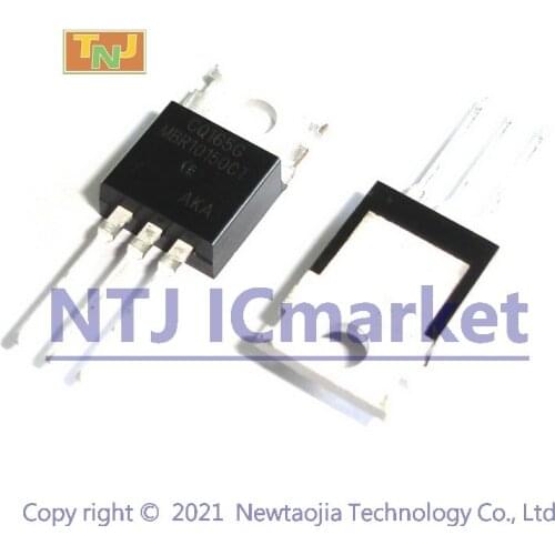 10 PCS MBR10150CT TO-220 MBR10150 SCHOTTKY RECTIFIER