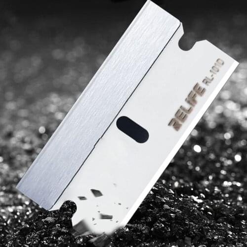 20Pcs Ceramic Single Blade For Mobile Phone Repair LCD Screen Deleting Glue Remove OCA Squeegee Antistatic Anti Embroidery