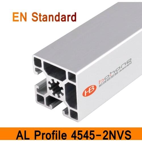 4545-2NVS Aluminium Profile EN Standard DIY Brackets Aluminium AL Extrusion CNC 3D DIY Printer Parts Aluminum Rectangle Pipe